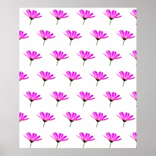 Pink Daisy Poster (Voorkant)
