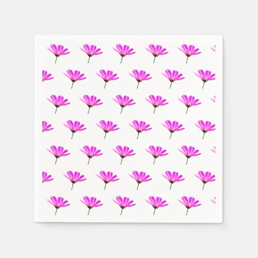 Pink Daisy Servet (Voorkant)