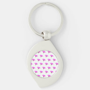 Pink Daisy Sleutelhanger