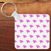 Pink Daisy Sleutelhanger (Voorkant)