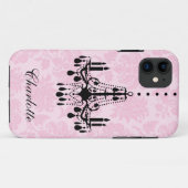 Pink Damask Chandelier iPhone 5Hoesje-Mate Case-Mate iPhone Case (Achterkant (horizontaal))