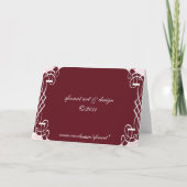 Pink Damask Funny Anti-Valentijns Kaart (Achterkant)