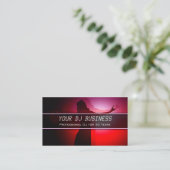 Pink Dance Party - DJ Carte de visite professionne (Debout devant)