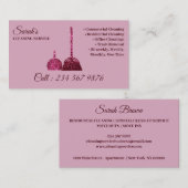 Pink Dark Bright Schoonmaakdienst Visitekaartje (Voorkant / Achterkant)