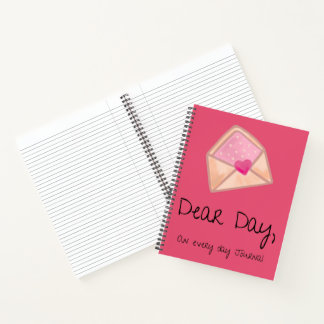 Pink Dear Day Journaal Notitieboek