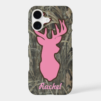 Pink Deer Head Camo Phone case