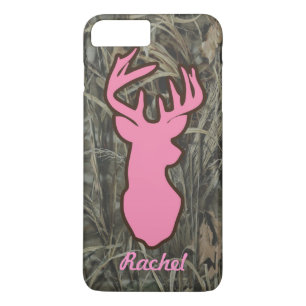 Pink Deer Head Camo Phone case