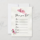 Pink Derby Casquette douche nuptiale Cartes de par (Devant)