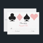 Pink Destiny Las Vegas Wedding Carte de réponse RS<br><div class="desc">Parfait pour un mariage de Las Vegas ! � 2birdstone 2013</div>