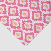 Pink Diamond Ikat Pattern Tissuepapier (Detail)