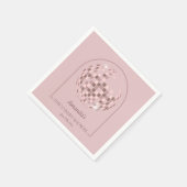 Pink Disco Boogie Baby shower Servet (Hoek)