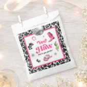 Pink Disco Cowgirl Party Favoriser les sacs (Coupé)