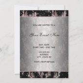Pink Dogwood Toutes les occasions Invitation Modèl (Dos)