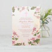 Pink Dogwoods Invitation religieuse (Debout devant)