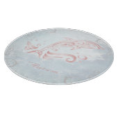 Pink Dolphin Personalized Cutting Board Snijplank (Hoek)