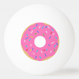 Pink Donut With Sprinkles Pingpongballen
