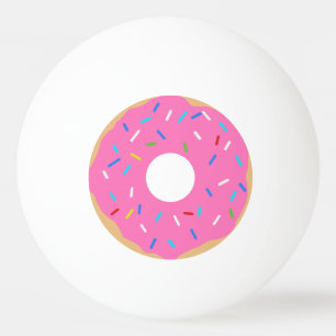 Pink Donut With Sprinkles Pingpongballen