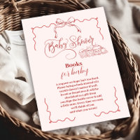 Pink Doodle Toys Bow Baby shower Boeken voor Baby