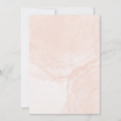 Pink Dragon Baby shower Invitation Kaart (Achterkant)