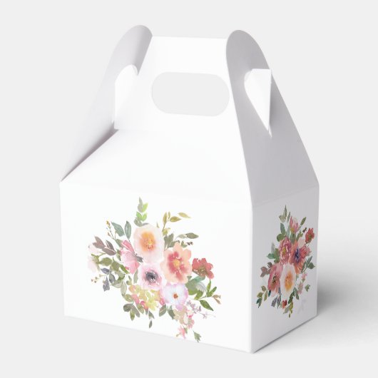 Pink Dragon Baby Shower "Thanks For Roaring By" Bedankdoosjes (Achterkant)