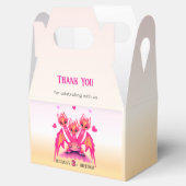 Pink dragon bedankdoosjes (Geopend)