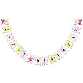 Pink dragon vlaggetjes