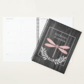 Pink Dragonfly Russe Planner (Devant avec enveloppe)