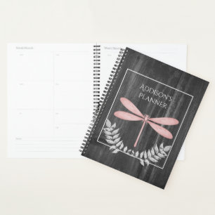 Pink Dragonfly Russe Planner
