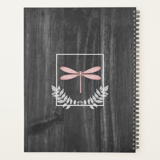 Pink Dragonfly Russe Planner (Dos)