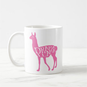 Pink Drama Llama Koffiemok