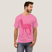 Pink Drama Llama T-shirt (Voorkant volledig)