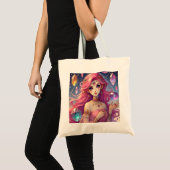 Pink Dream Enlightenment Crystal Canvas tas (Voorkant (product))