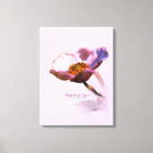 Pink Dream Flowers – Elegant Fantasy Natuur Canvas Afdruk (Voorkant)