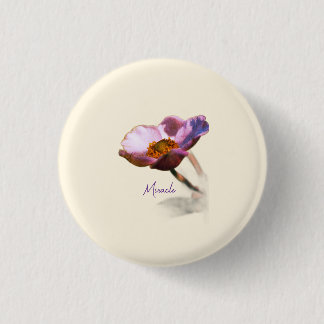 Pink Dream Flowers – Elegant Fantasy Natuur Ronde Button 3,2 Cm