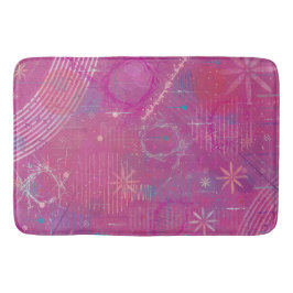 Pink Dreams Abstract  Badmat