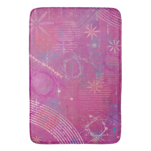 Pink Dreams Abstract  Badmat (Voorkant Verticaal)