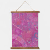 Pink Dreams Abstract  Hangend Wandkleed (Voorkant)