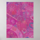 Pink Dreams Abstract  Poster (Voorkant)