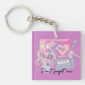 Pink Dreams – Don’t Forget Me Nostalgic Keychain (Voorkant)