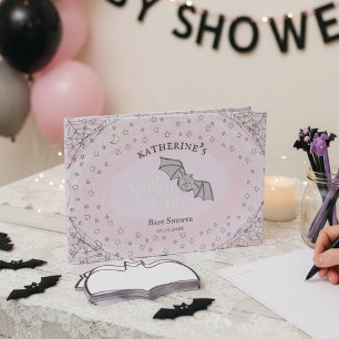 Pink Éffrayant Cute chauves-souris Baby shower d'H