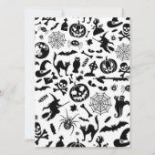 Pink Éffrayant Un Halloween Invitation Anniversair (Dos)