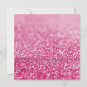 Pink Elegant Bouquet fiançailles invitation (Dos)