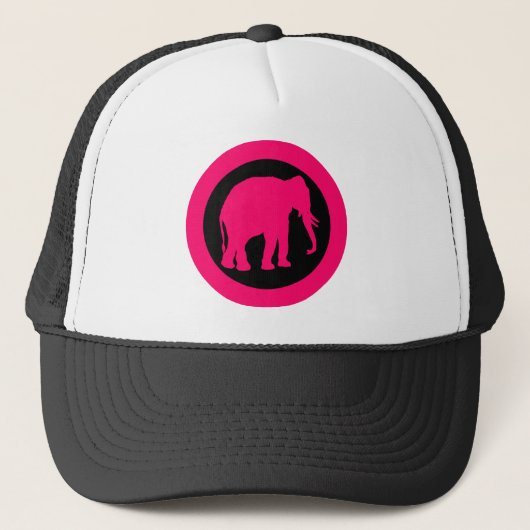 PINK ELEPHANT TRUCKER PET (Voorkant)