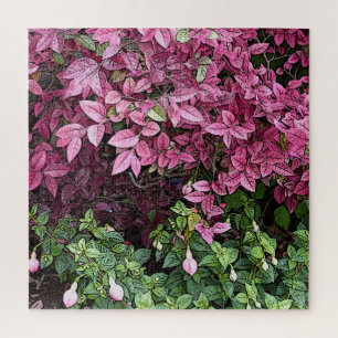 PINK EN GROENE STROOM LEGPUZZEL