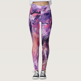 PINK EN PAARSE MAGIC LEGGINGS