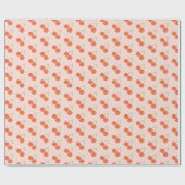 Pink en Red Cherry Fruit Pattern Cadeaupapier (Vlak)