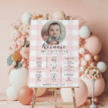 Pink En vichy Premier anniversaire jalon Calendrie<br><div class="desc">Célébrez les 12 premiers mois de votre petit avec ce premier signe d'anniversaire. Customisez le panneau avec les jalons annuels de votre bébé. Pour ajouter du texte à la conception,  il suffit de cliquer sur le bouton "Customiser" ci-dessus pour obtenir des fonctionnalités de personnalisation plus avancées.</div>