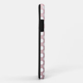 Pink en White Polka Dot Pattern Case-Mate iPhone Case (Achterkant/rechts)