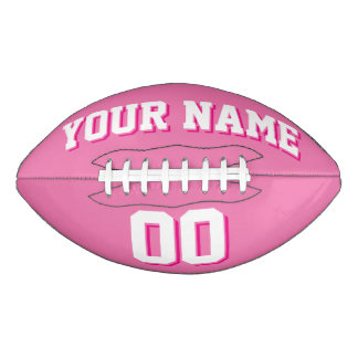  PINK EN WITTE Aangepast Football