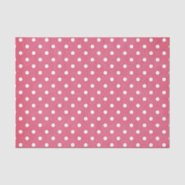 PINK EN WITTE POLKA DOTS TISSUEPAPIER